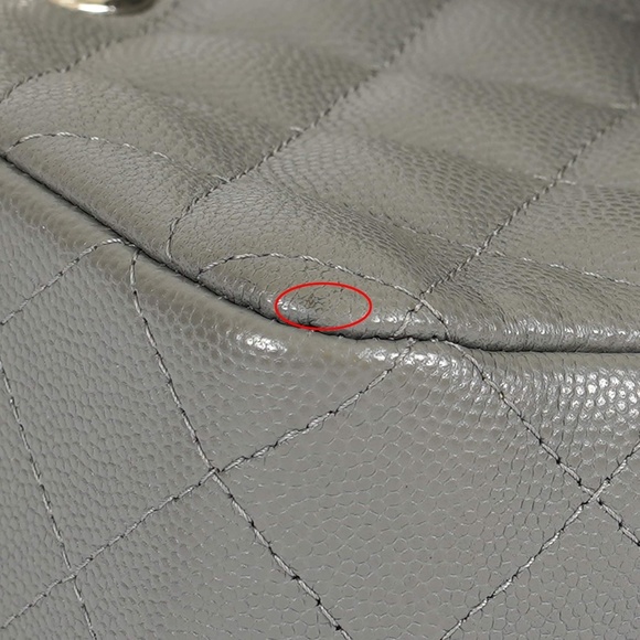 ❌SOLD❌17b Chanel Grey Mini Flap Bag - Picture 7 of 8